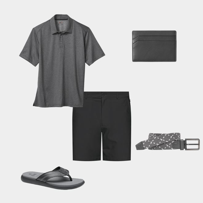 1st bundle featuring 4 items which compliment Woven Stretch-Knit Belt