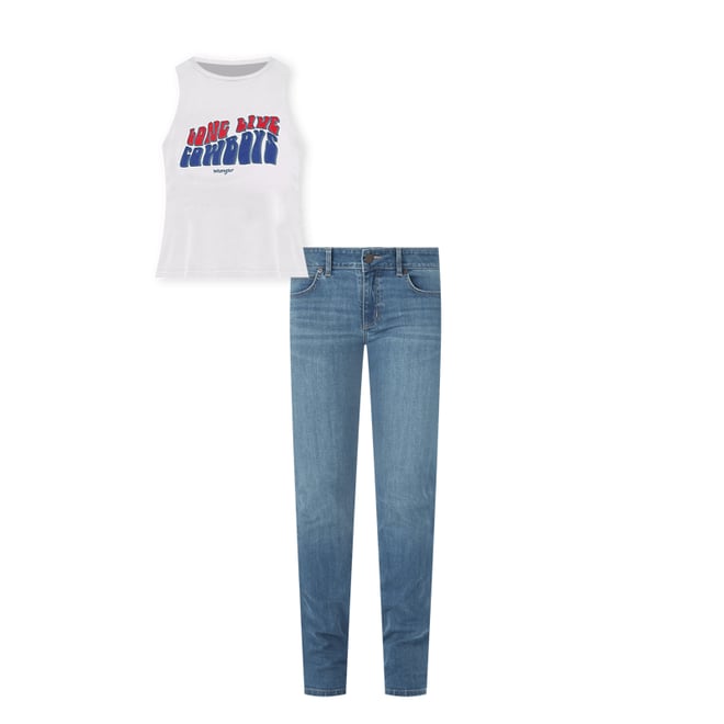 Women's Straight Leg Jean in Brianna