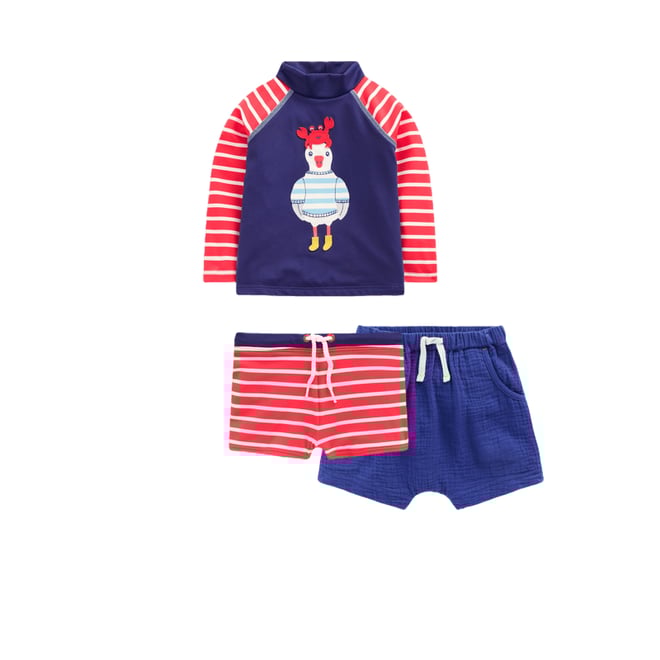 3rd bundle featuring 1 items which compliment Boys Woven Shorts-Starboard Blue
