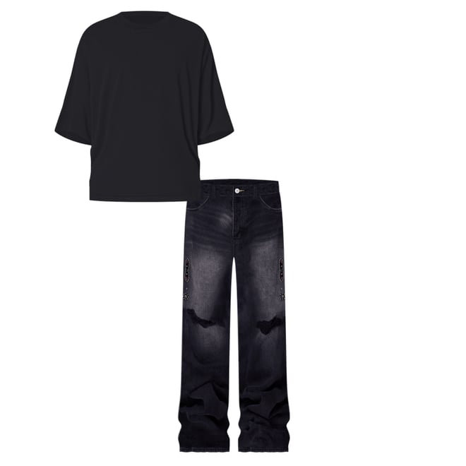 Heavy Every Day Boxy Tee - Black | mnml | shop now