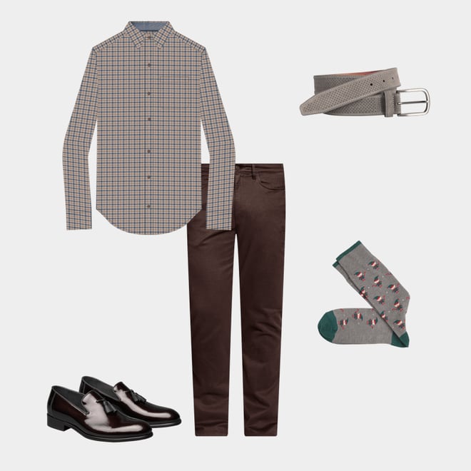 1st bundle featuring 4 items which compliment Highland Tassel Slip-On Loafer