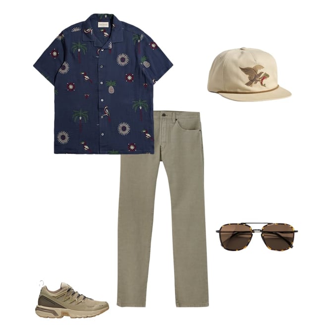 Salomon ACS + OG Sneaker - Safari/Kelp/Dark Earth | Trail