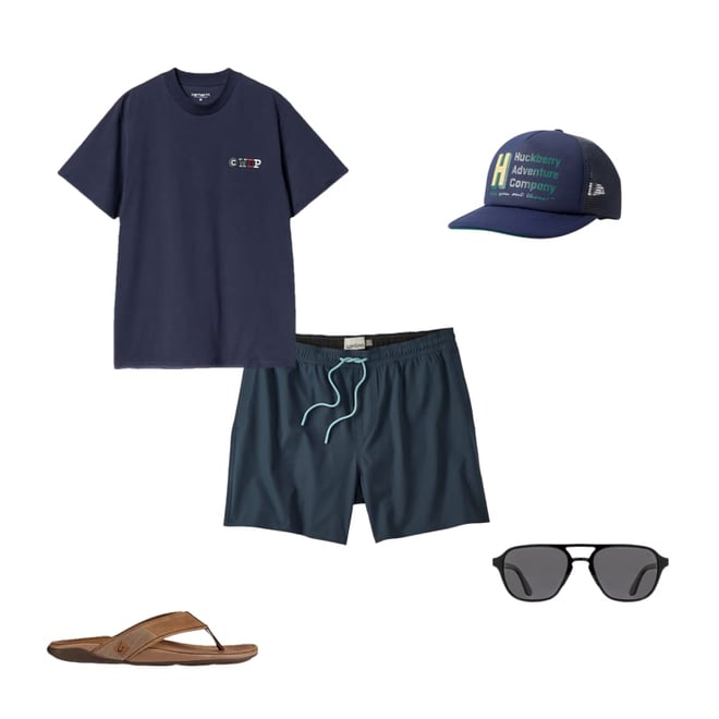 Carhartt WIP Flags T-Shirt - Space | T-Shirts | Huckberry