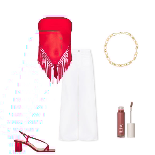 5th bundle featuring 4 items which compliment Heloise Mid Block Heel
