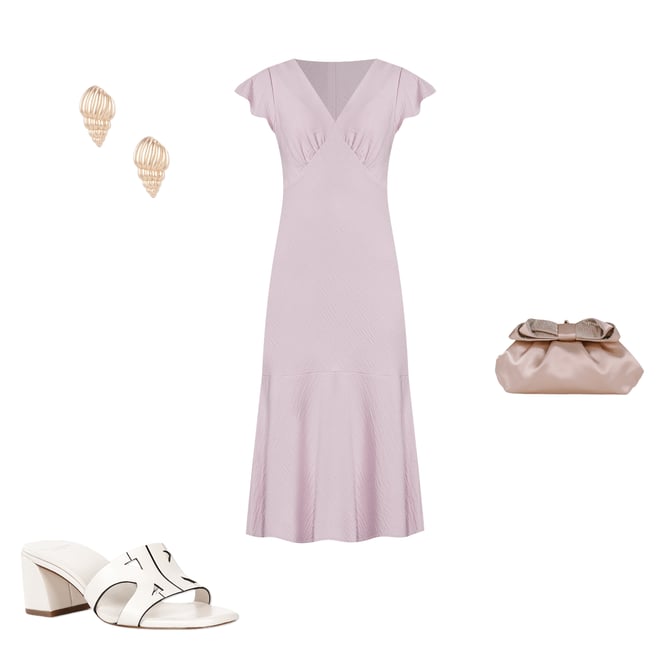 Calvin Klein V-Neck Short Sleeve Midi Dress | Dillard's Calvin Klein V-Neck Short Sleeve Midi Dress | Dillard's