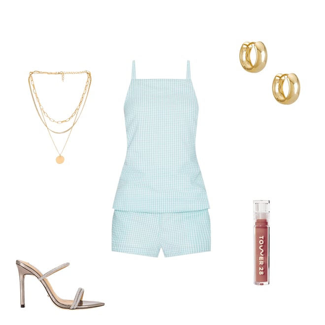 1st bundle featuring 4 items which compliment Suree Gingham Romper