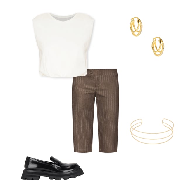 1st bundle featuring 4 items which compliment Capri Tailored Trouser