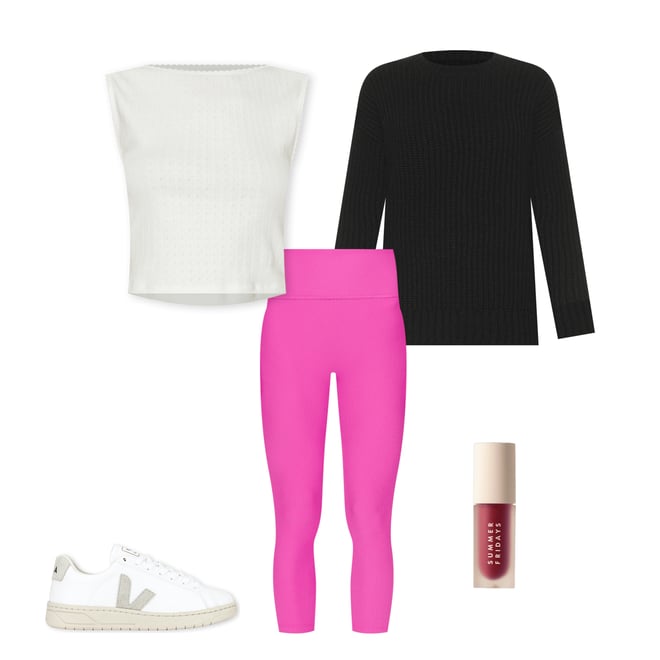 2nd bundle featuring 4 items which compliment Pointelle Muscle Tank
