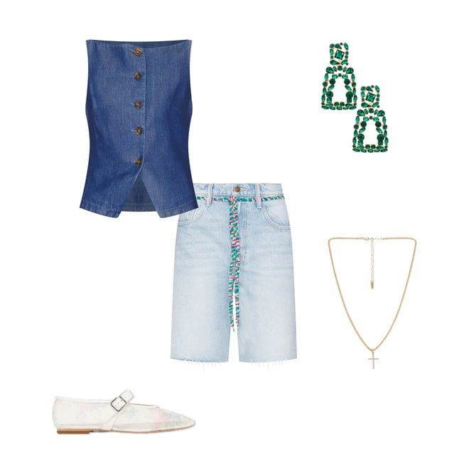 1st bundle featuring 4 items which compliment Agathe Vest Top