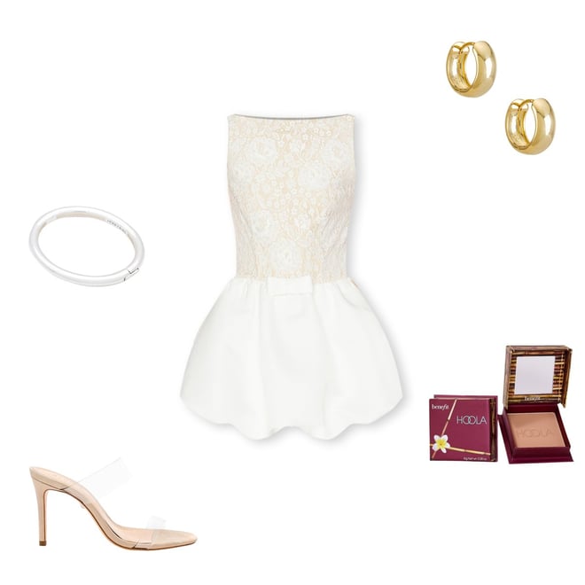 Lovers and Friends VESTIDO SERENA en White REVOLVE