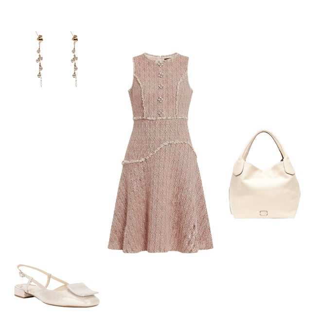 Mac Duggal Boucle Sleeveless Button Up Midi Dress | Dillard's