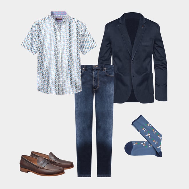 7th bundle featuring 4 items which compliment Denim Jeans