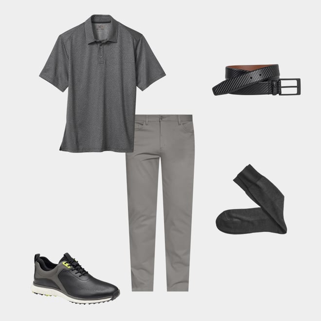 1st bundle featuring 4 items which compliment Diagonal Embossed Belt