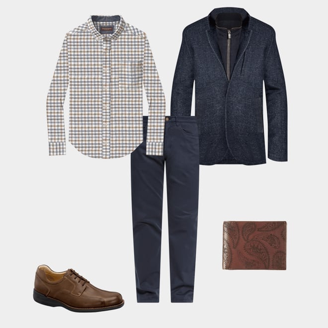 1st bundle featuring 4 items which compliment Five-Pocket Pants