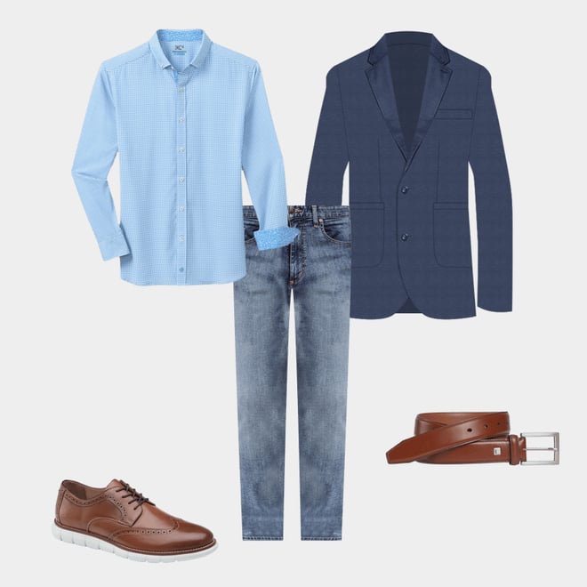 8th bundle featuring 4 items which compliment Denim Jeans