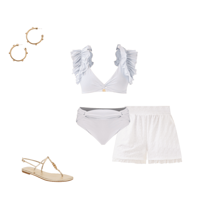 Steviekate Ruffle Bikini Top | Lilly Pulitzer