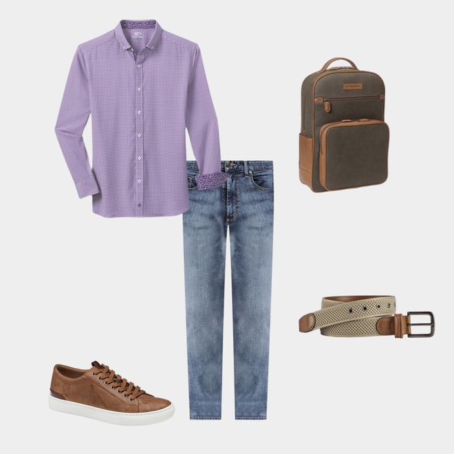 1st bundle featuring 4 items which compliment Rhodes Backpack