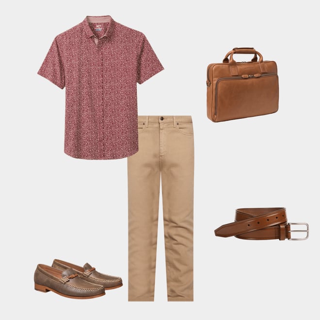 1st bundle featuring 4 items which compliment Baldwin Leather Bit Loafer