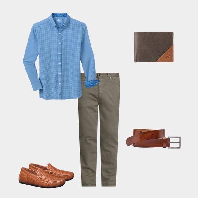 1st bundle featuring 4 items which compliment Baldwin Driver Woven Slip-On Loafer