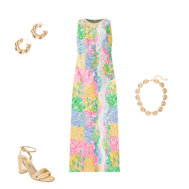 Sarabeth Maxi Shift Dress | Lilly Pulitzer