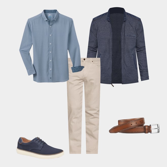 2nd bundle featuring 4 items which compliment Melange Knit Full-Zip