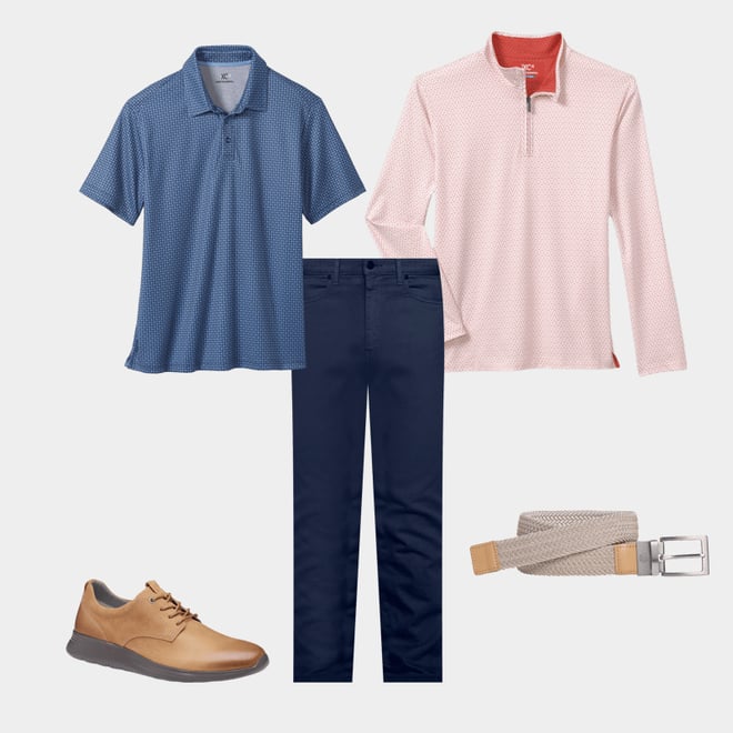 1st bundle featuring 4 items which compliment Reversible Stretch-Woven Belt