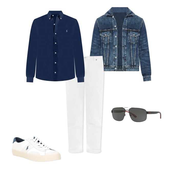 Polo Ralph Lauren Classic Fit Stretch Poplin Long Sleeve