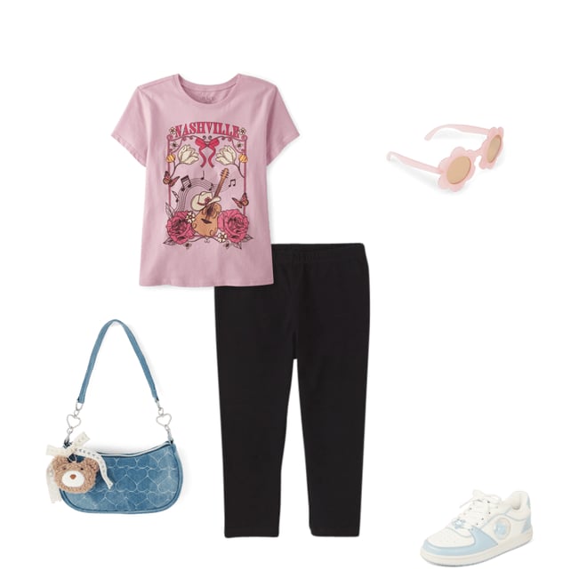 1st bundle featuring 4 items which compliment Girls Capri Leggings