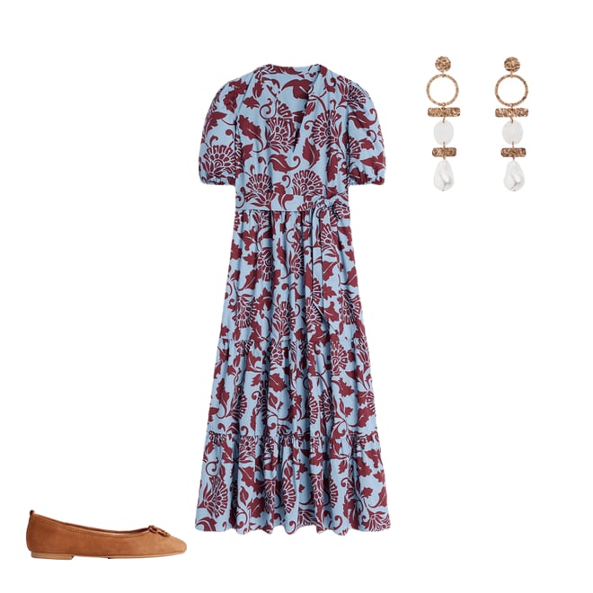 3rd bundle featuring 2 items which compliment Christabel Cotton Midi Dress-Glacier Blue, Ornate Vine