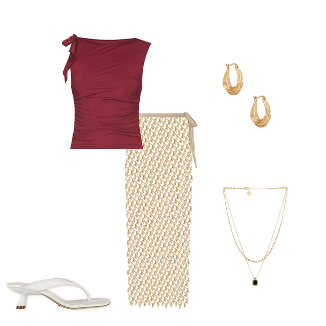 3rd bundle featuring 4 items which compliment x REVOLVE Krista Sandal