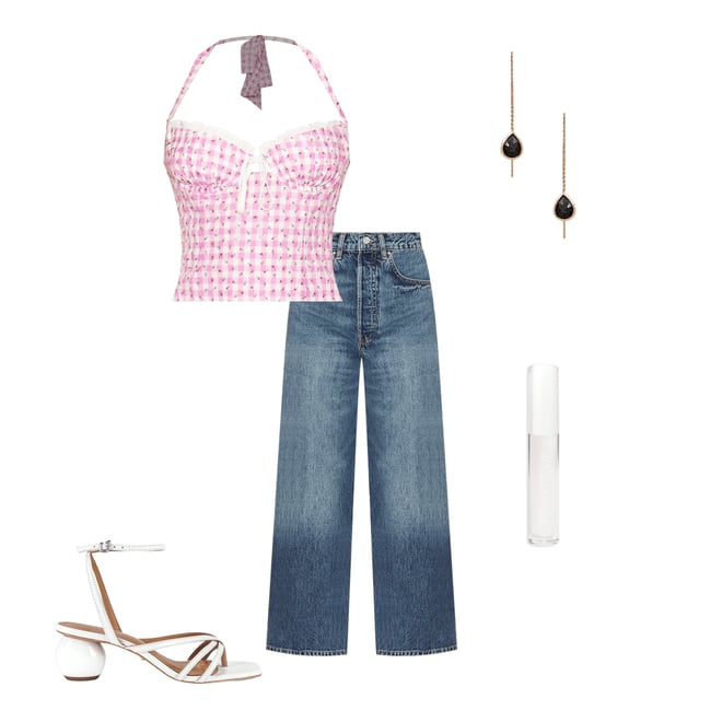 1st bundle featuring 4 items which compliment Rick Wide Leg Jeans