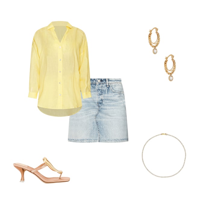 3rd bundle featuring 4 items which compliment Miramar Terry Mini Skirt