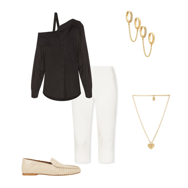 1st bundle featuring 4 items which compliment Off Shoulder Blouse