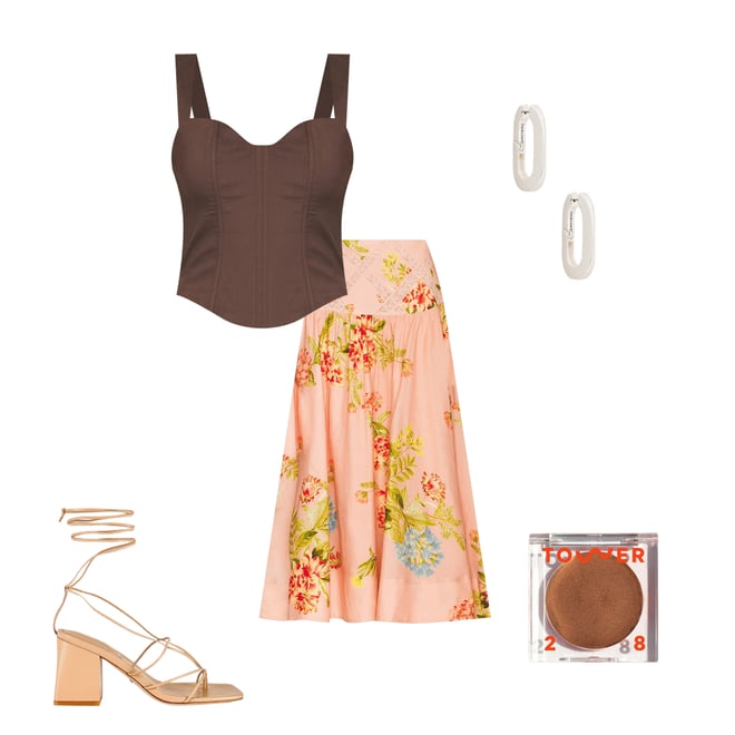 3rd bundle featuring 4 items which compliment Midi Skirt