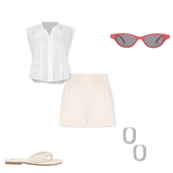3rd bundle featuring 4 items which compliment x REVOLVE Tailored Short