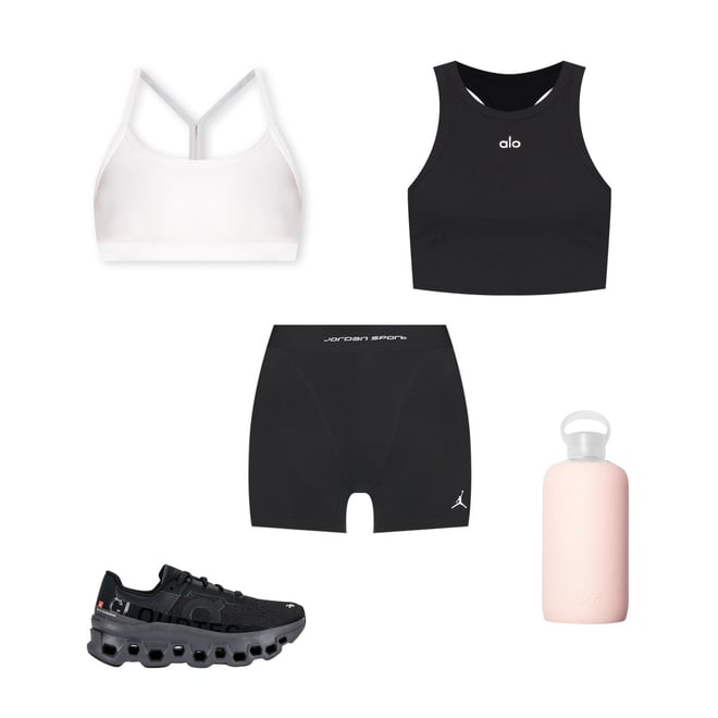 alo Aspire Tank in Black & White | REVOLVE
