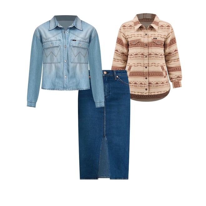 Women's Denim Pencil Skirt | NEW & FEATURED | Wrangler®