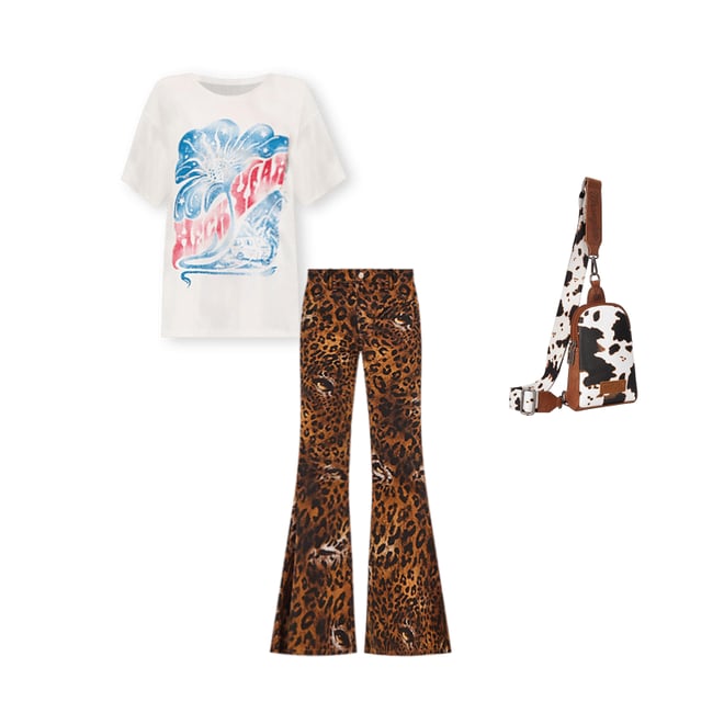 Wrangler x Lainey Wilson Heck Yeah Oversized Tee in Heck Yeah