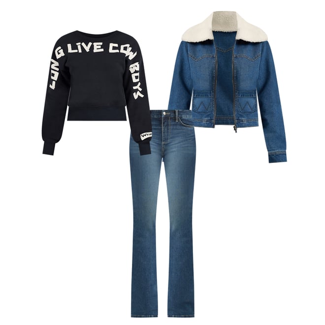 Women's Wrangler Bespoke High Rise Bootcut Jean in Ada