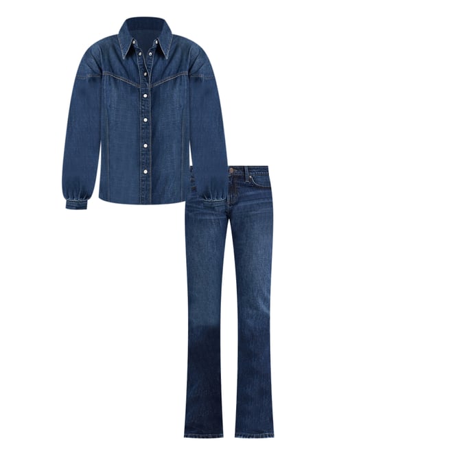 Women's Wrangler Retro® Mae Mid Rise Bootcut Jean in Amelia