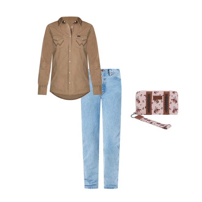 Women's Wrangler® Cowboy Cut® Slim Fit Jean in Antique Wash