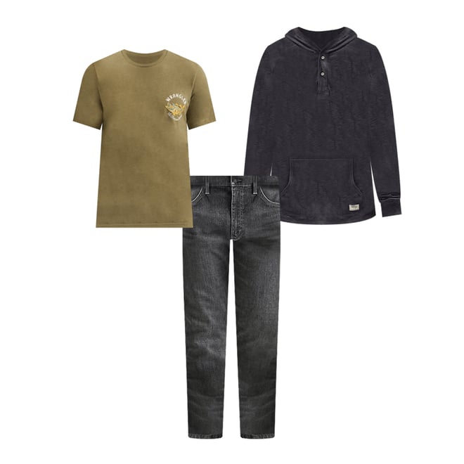 Men's Athletic Fit Flex Jean in Black Wash