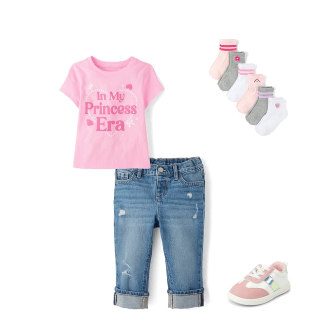 2nd bundle featuring 3 items which compliment Baby And Toddler Girls Colorblock First Steps Sneakers