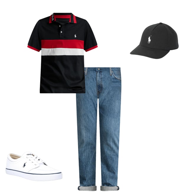 トップス SEDAN ALL-PURPOSE Wide Striped Big Polo 00000000_zi_fb9c2e52-c761-4198
