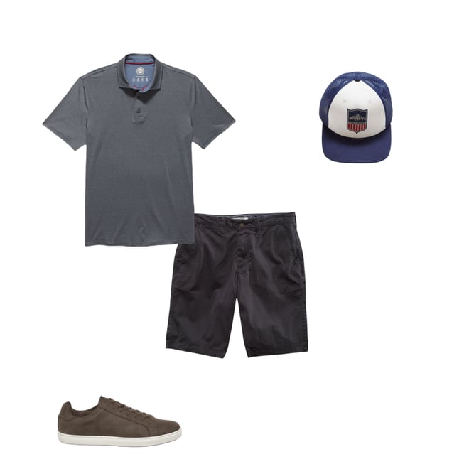 2nd bundle featuring 3 items which compliment  Mountain Shield Trucker Hat - Navy/White Combo