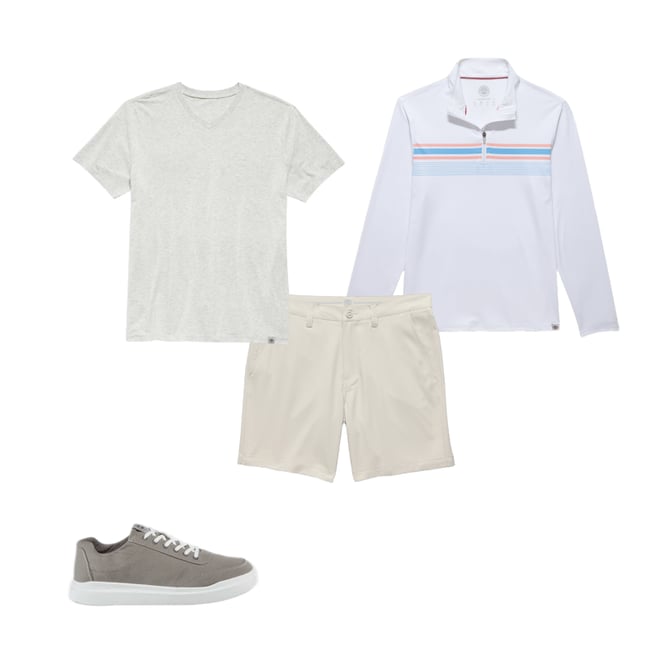 2nd bundle featuring 3 items which compliment  Range Performance Shorts - 8" Inseam - Stone