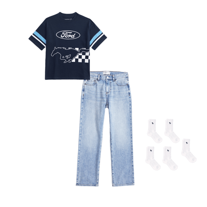 lightweight loose jeans