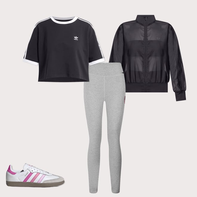 Adidas 3-Stripes Loose Cropped Tee – DTLR