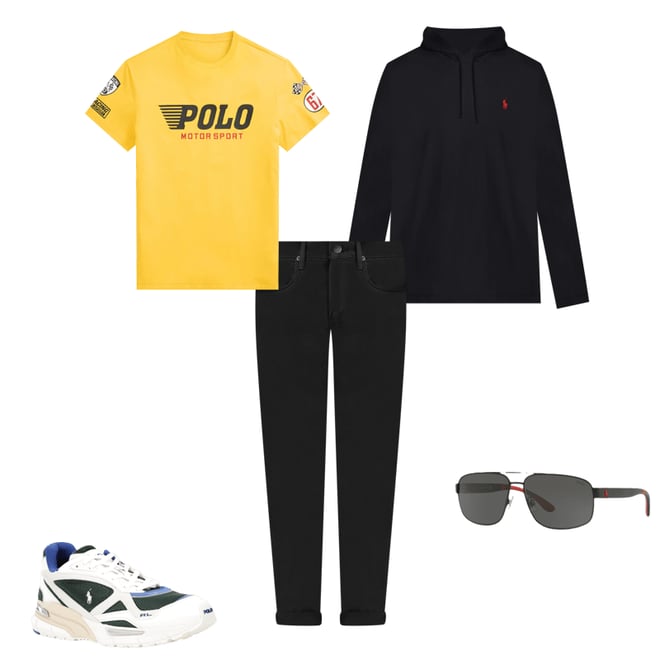 Polo Ralph Lauren Classic Fit Motorsport Graphic Jersey