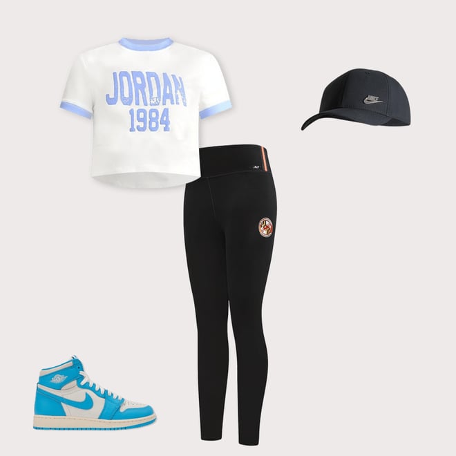 Jordan Air Jordan 1 Retro High OG 'UNC Reimagined' Grade-School